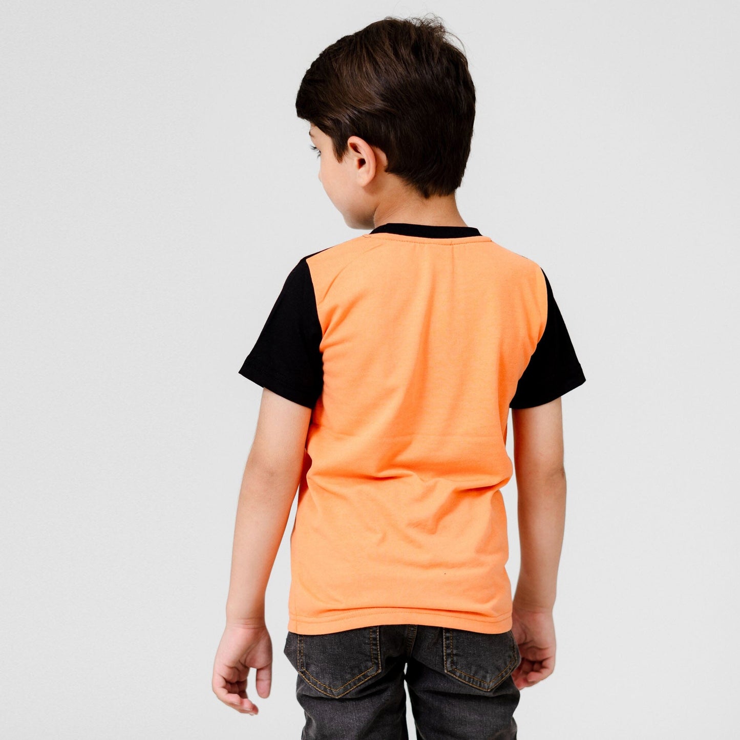 Cutie Kid's Waterford Tiger Printed Panel Design Tee Shirt Boy's Tee Shirt ZBC 