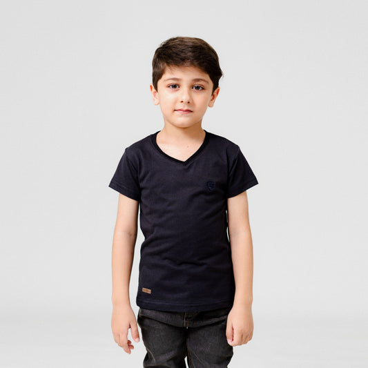 Royal Rag Boy's V-Neck T-Shirt - Classy Comfort Boy's Tee Shirt Usman Traders Navy 2-3 Years 