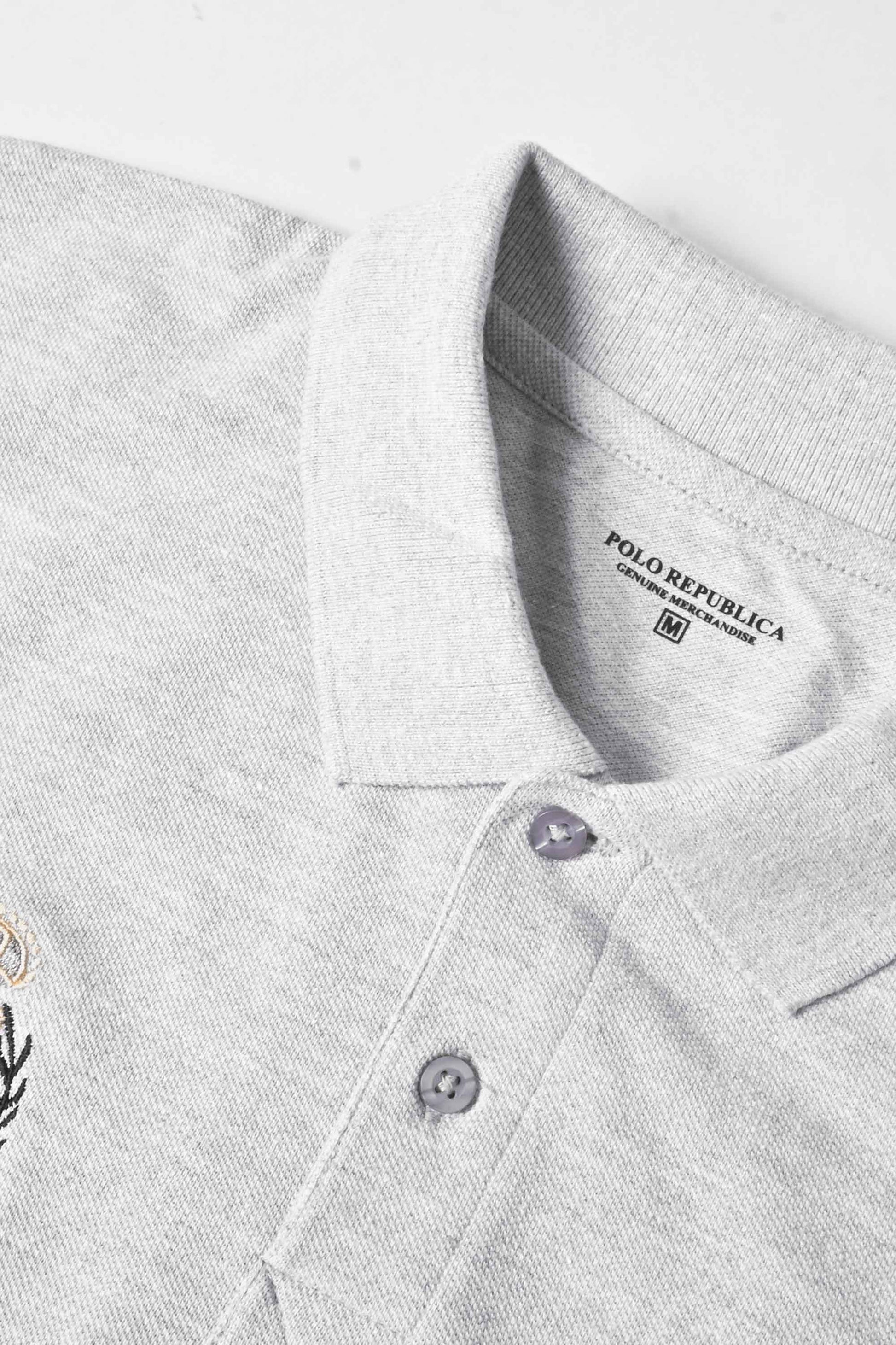 Polo Republica Men's Polo Cavalry & Crest Embroidered Short Sleeve Polo Shirt Men's Polo Shirt Polo Republica 