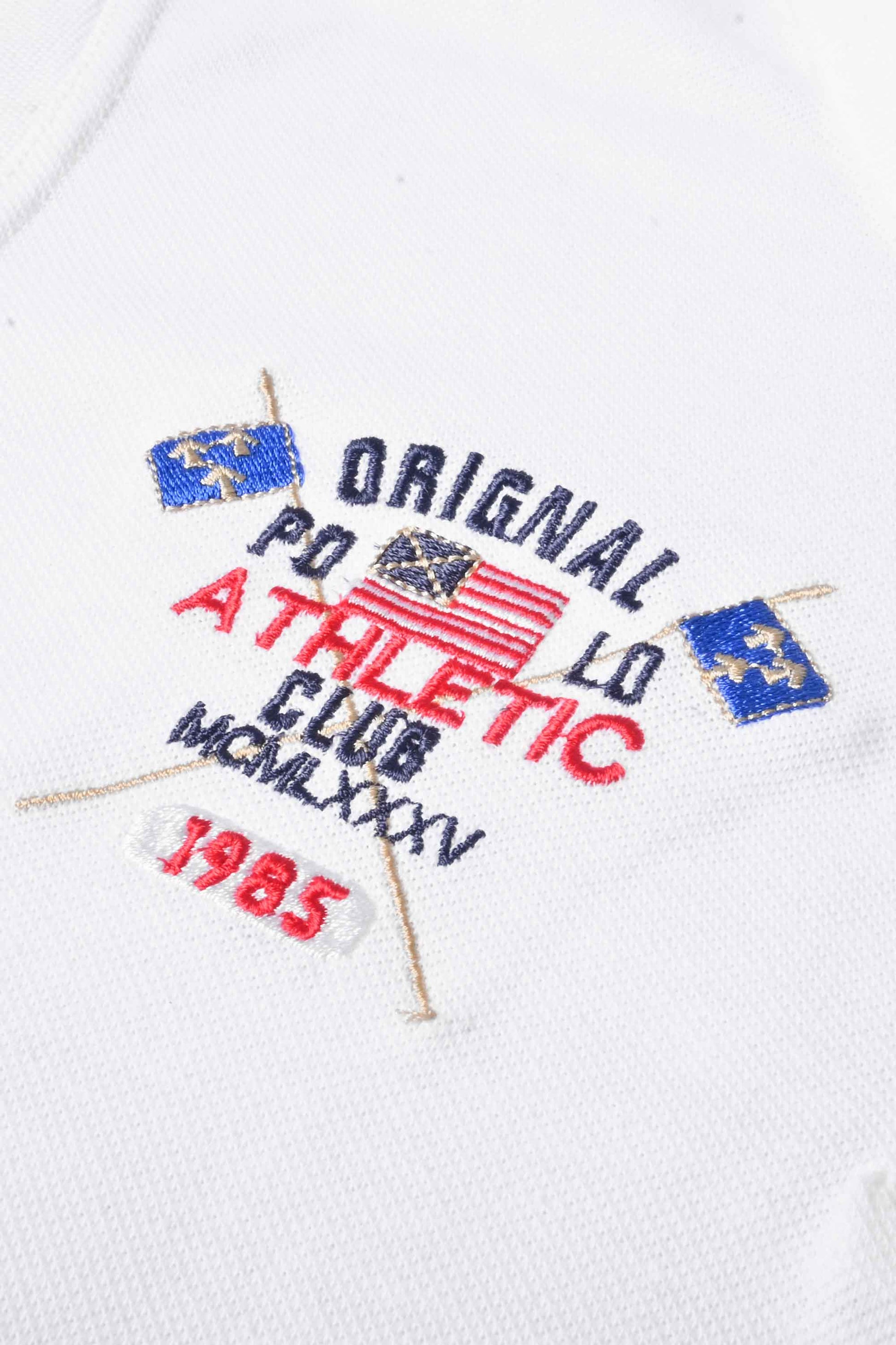 Polo Republica Men's Twin Pony & Flag Embroidered Short Sleeve Polo Shirt Men's Polo Shirt Polo Republica 