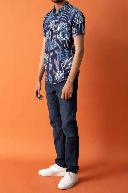 Gravity Men's Floral Casual Shirt