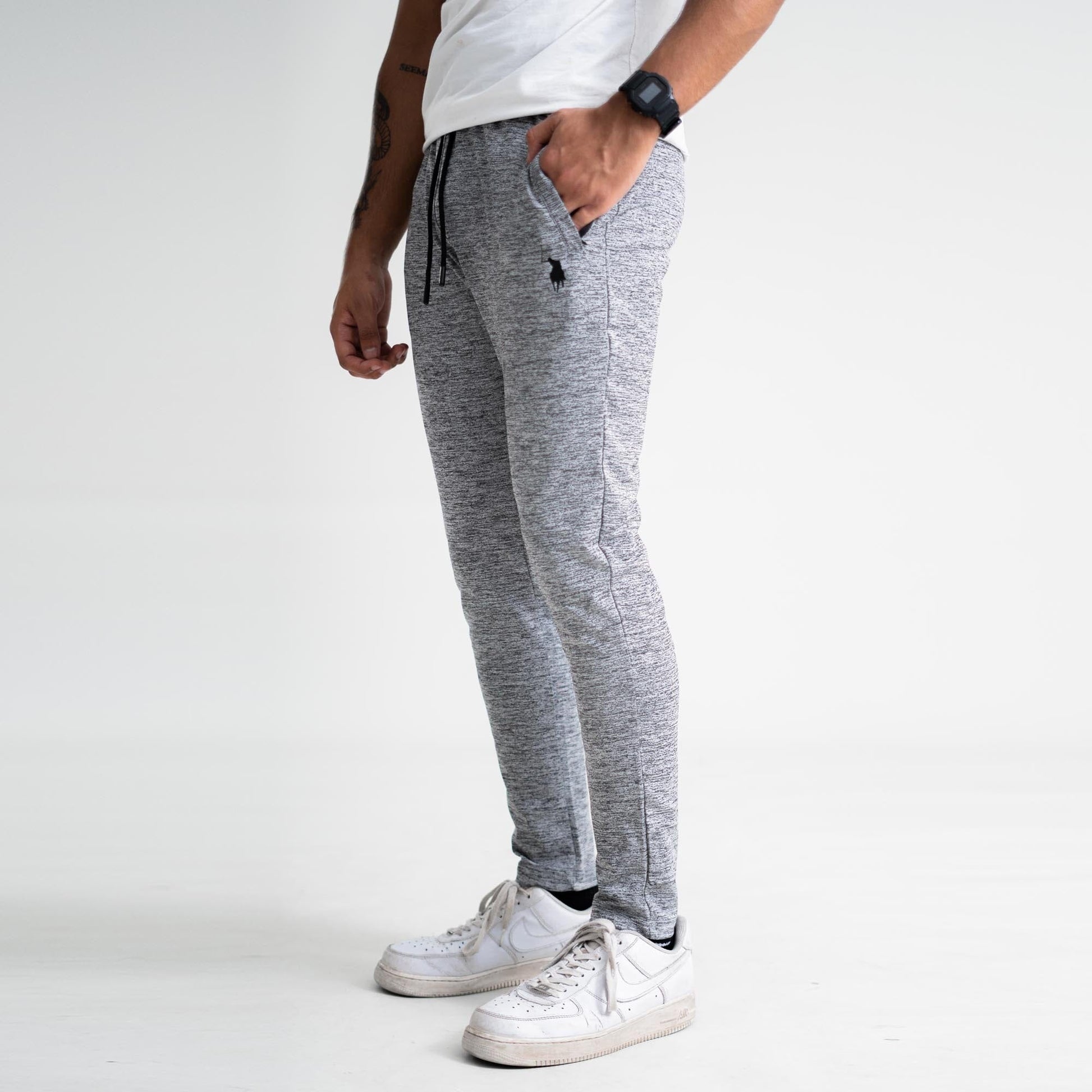 Polo Athletica Men's Slim-Fit Gym Joggers with Pony Print