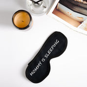 Polo Republica 'Sustainable Comfort' Eye Mask for Sleeping. Made-with-Waste Eyewear Polo Republica Black Mommy Is sleeping 