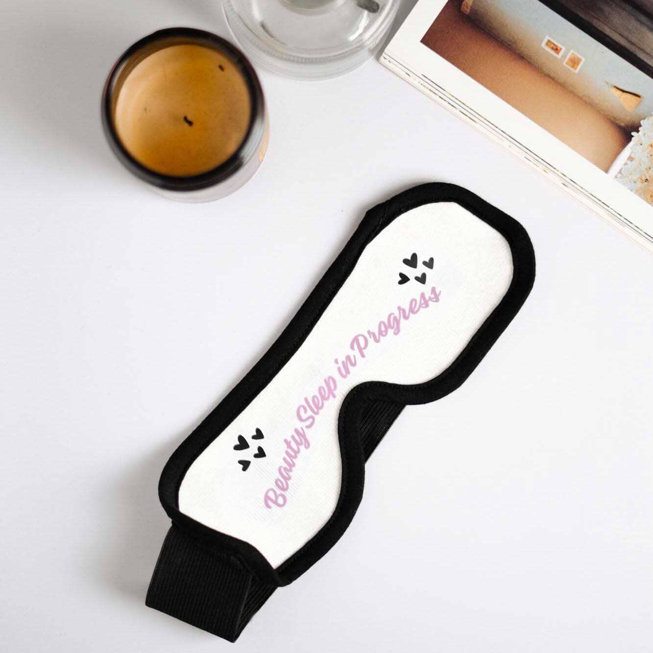 Polo Republica 'Sustainable Comfort' Eye Mask for Sleeping Eyewear Polo Republica White Beauty Sleep In Progress 