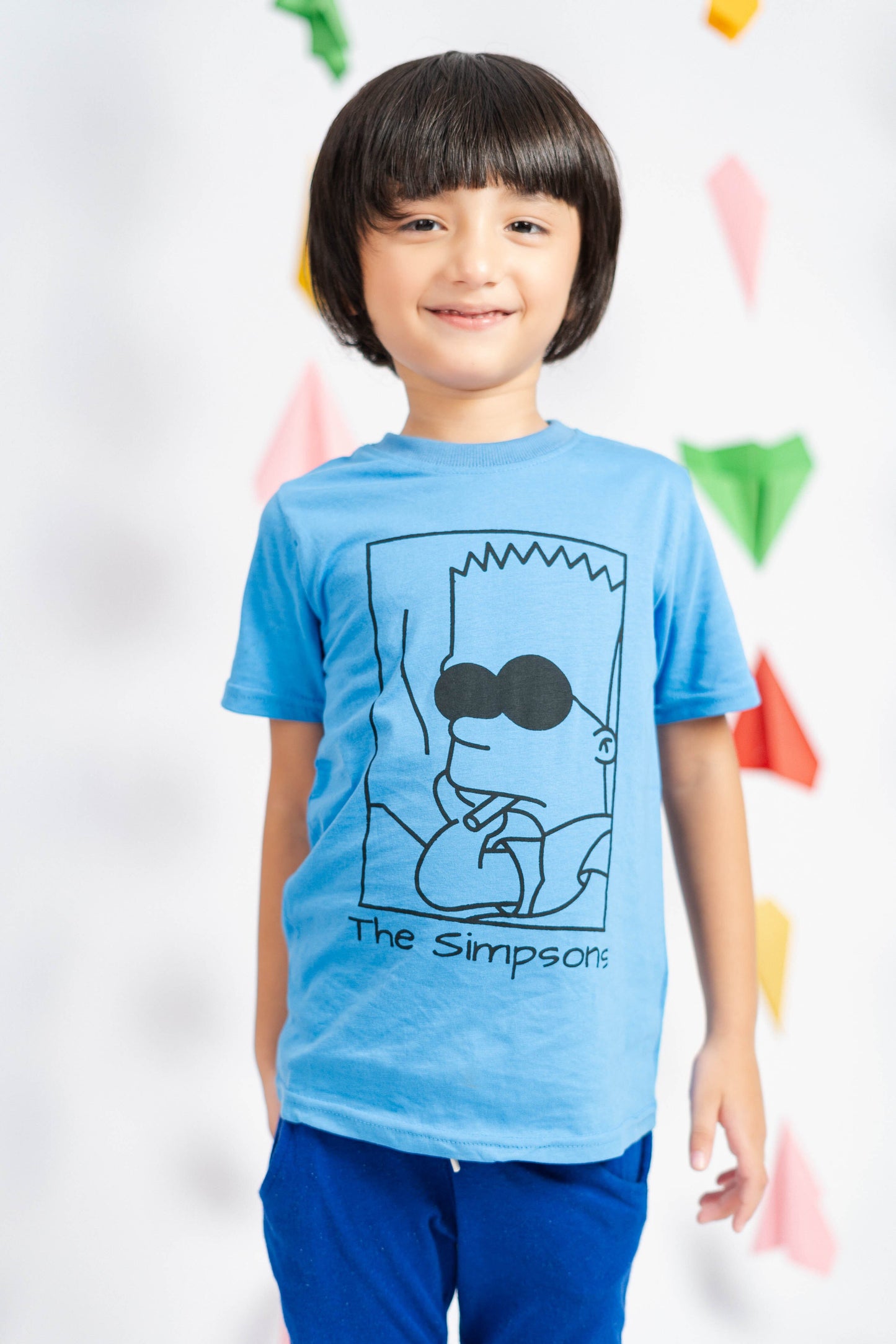 Junior Republic Kid's The Simpsons Printed Tee Shirt Boy's Tee Shirt JRR 