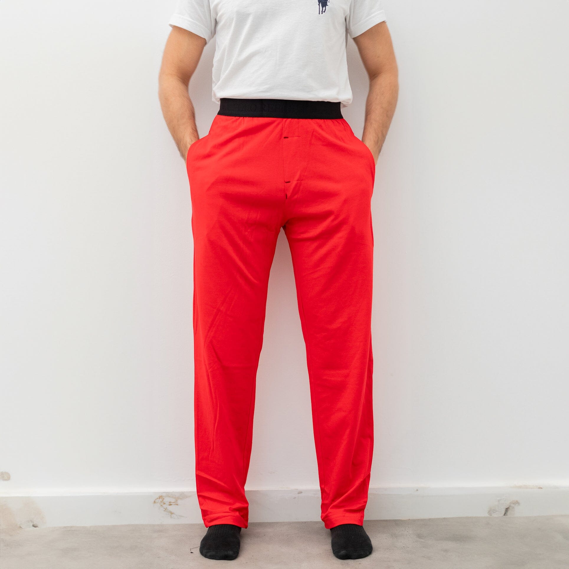 Polo Republica Men's Essentials Jersey Lounge Pants Men's Trousers Polo Republica Red S 