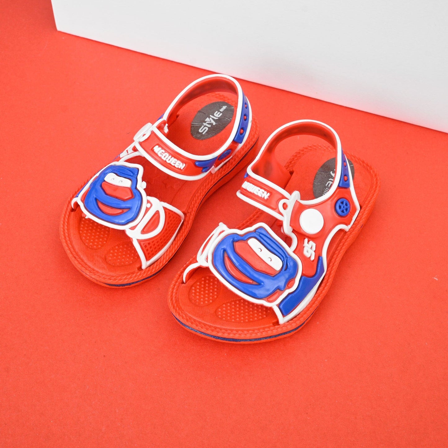 Kid's McQueen Car Themed Sandals Girl's Shoes RAM Red EUR 18 