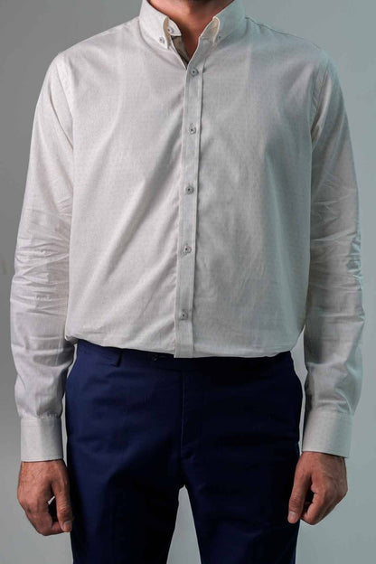 Eternity Men's Printed Slim Fit Casual Shirt