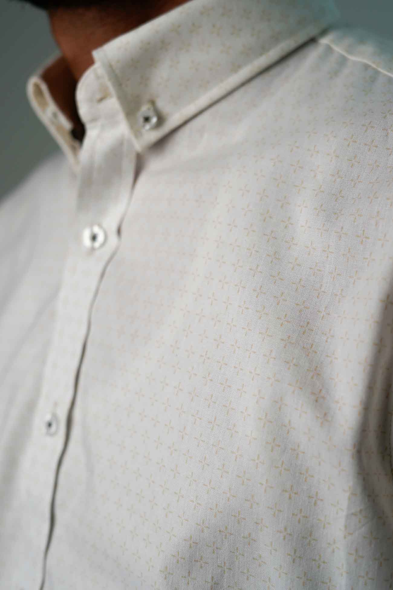 Eternity Men's Printed Slim Fit Casual Shirt