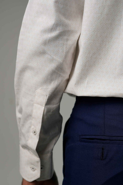 Eternity Men's Printed Slim Fit Casual Shirt