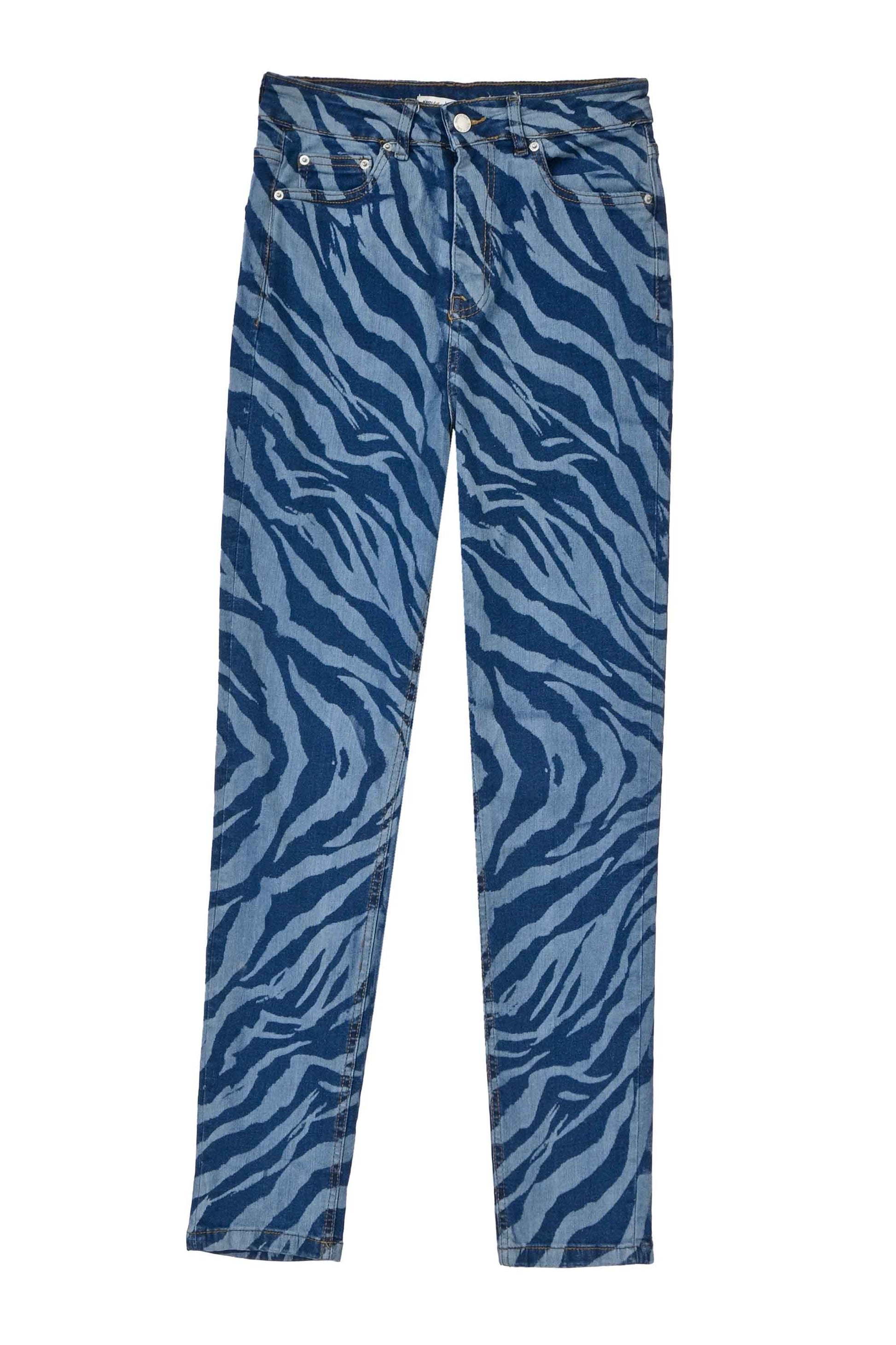 Nasty Gal Women's Zebra Printed Skinny Jeans Women's Denim HAS Apparel 