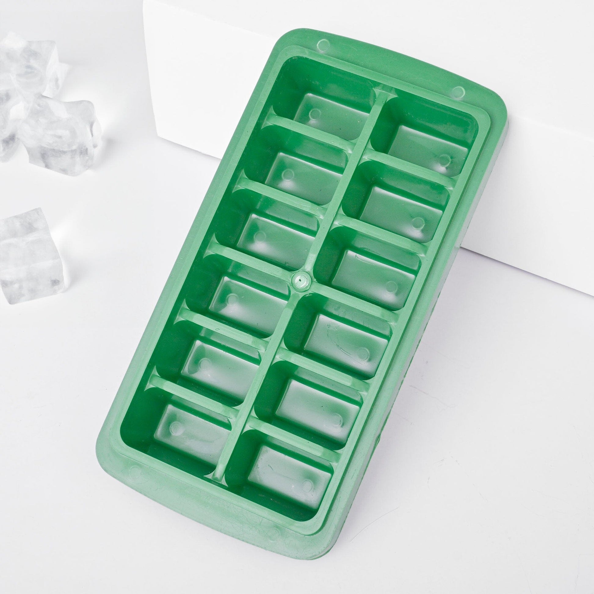 Livorno Ice Cube Tray for Freezer Kitchen Accessories SRL Bottle Green 