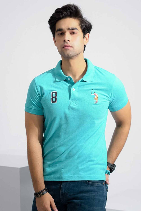 Polo Republica Men's Signature Pony & 8 Embroidered Short Sleeve Polo Shirt