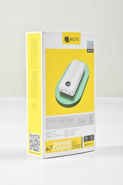 MOTS M100 20000mAh Power Bank Mobile Accessories SDQ 