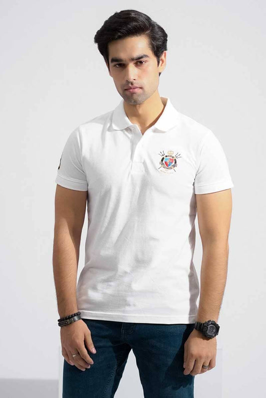 Polo Republica Men's PRC Crest & 8 Embroidered Short Sleeve Polo Shirt