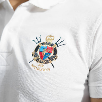 Polo Republica Men's PRC Crest & 8 Embroidered Short Sleeve Polo Shirt Men's Polo Shirt Polo Republica 
