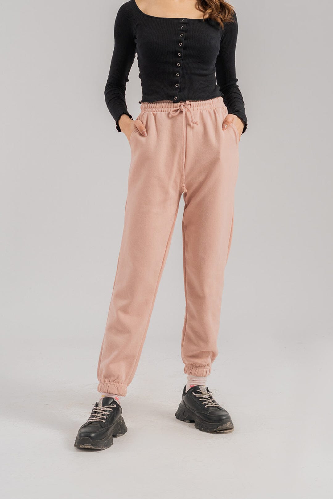 Sinsay Women's Fleece Jogger Pants Women's Trousers Fiza 