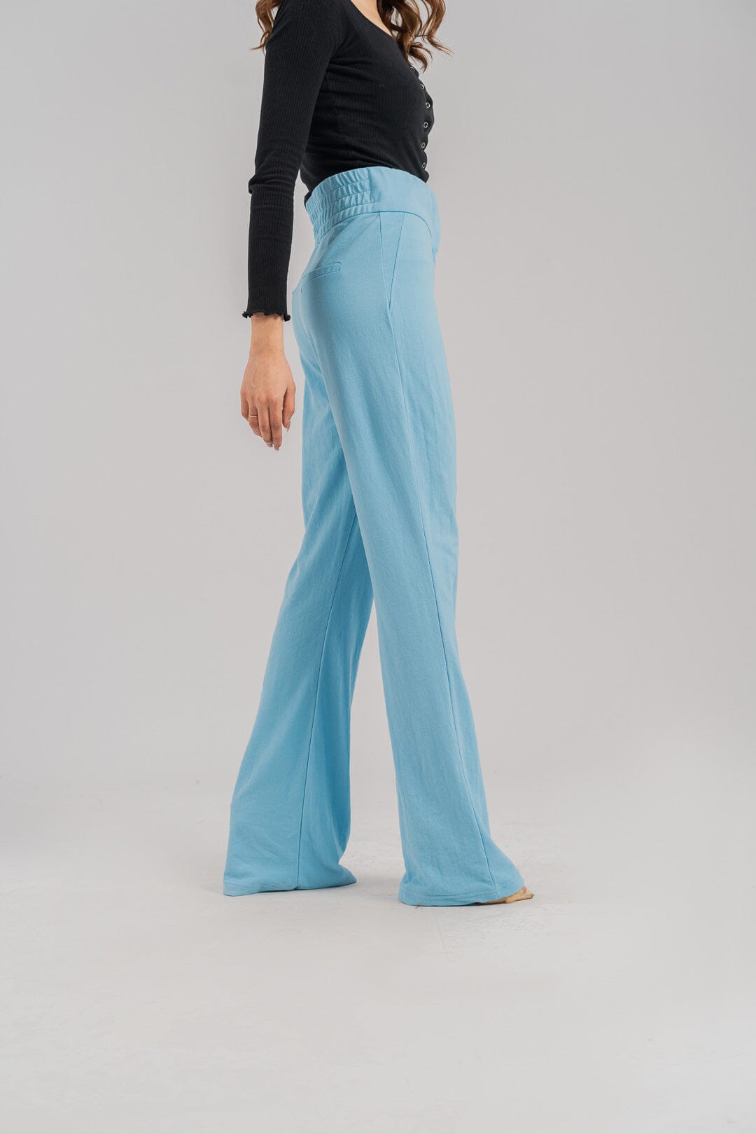 East West Women's Pique Flared Trousers Women's Trousers East West 