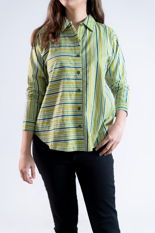 East West Women's Narrow Lining Style Casual Shirt Women's Casual Shirt East West 