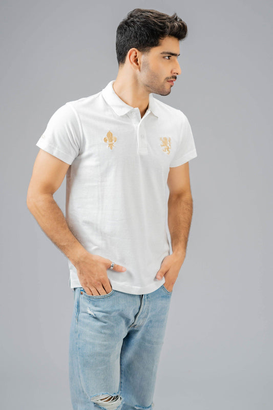 Polo Republica Men's Lion Crest & 9 Polo Embroidered Short Sleeve Polo Shirt Men's Polo Shirt Polo Republica 