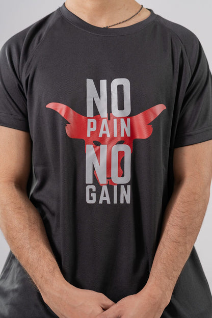 Polo Republica Men's No Pain No Gain Printed Activewear Tee Shirt Men's Tee Shirt Polo Republica 