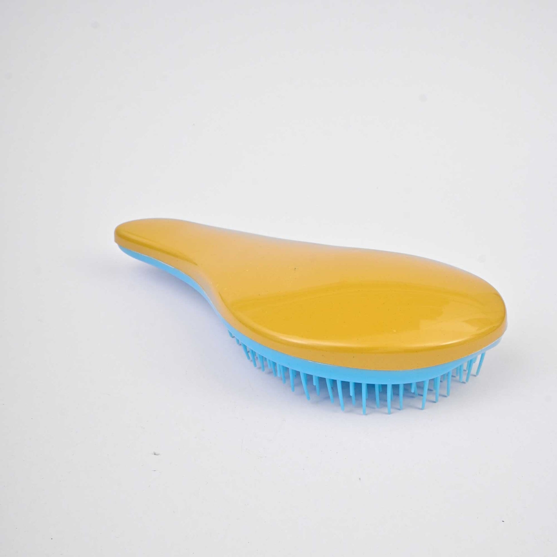 Magic Ravenna Handle Tangles Free Hair Brush General Accessories RAM Aqua Blue & Yellow 