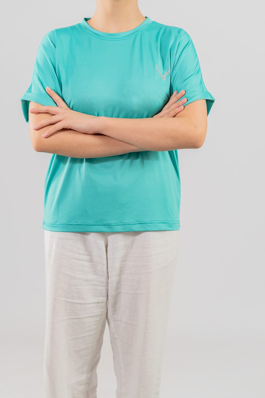 Polo Athletica Women's Baggy Style Seamless Sleeve Activewear Tee Shirt Women's Tee Shirt Polo Republica 