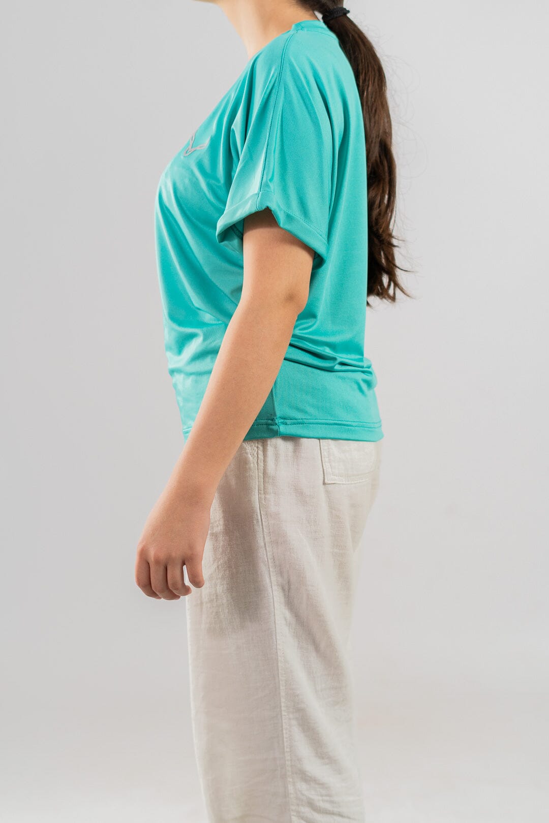 Polo Athletica Women's Baggy Style Seamless Sleeve Activewear Tee Shirt Women's Tee Shirt Polo Republica 