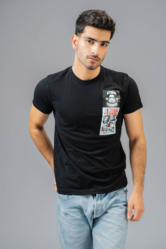 Polo Republica Men's Storm Trooper Printed Crew Neck Tee Shirt Men's Tee Shirt Polo Republica 