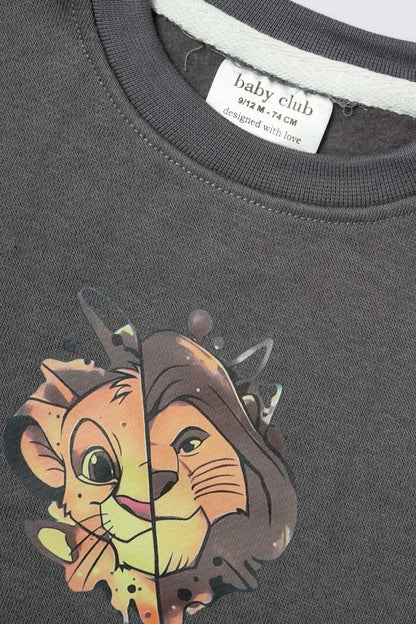 Baby Club Kid's Lion Printed Sweat Shirt