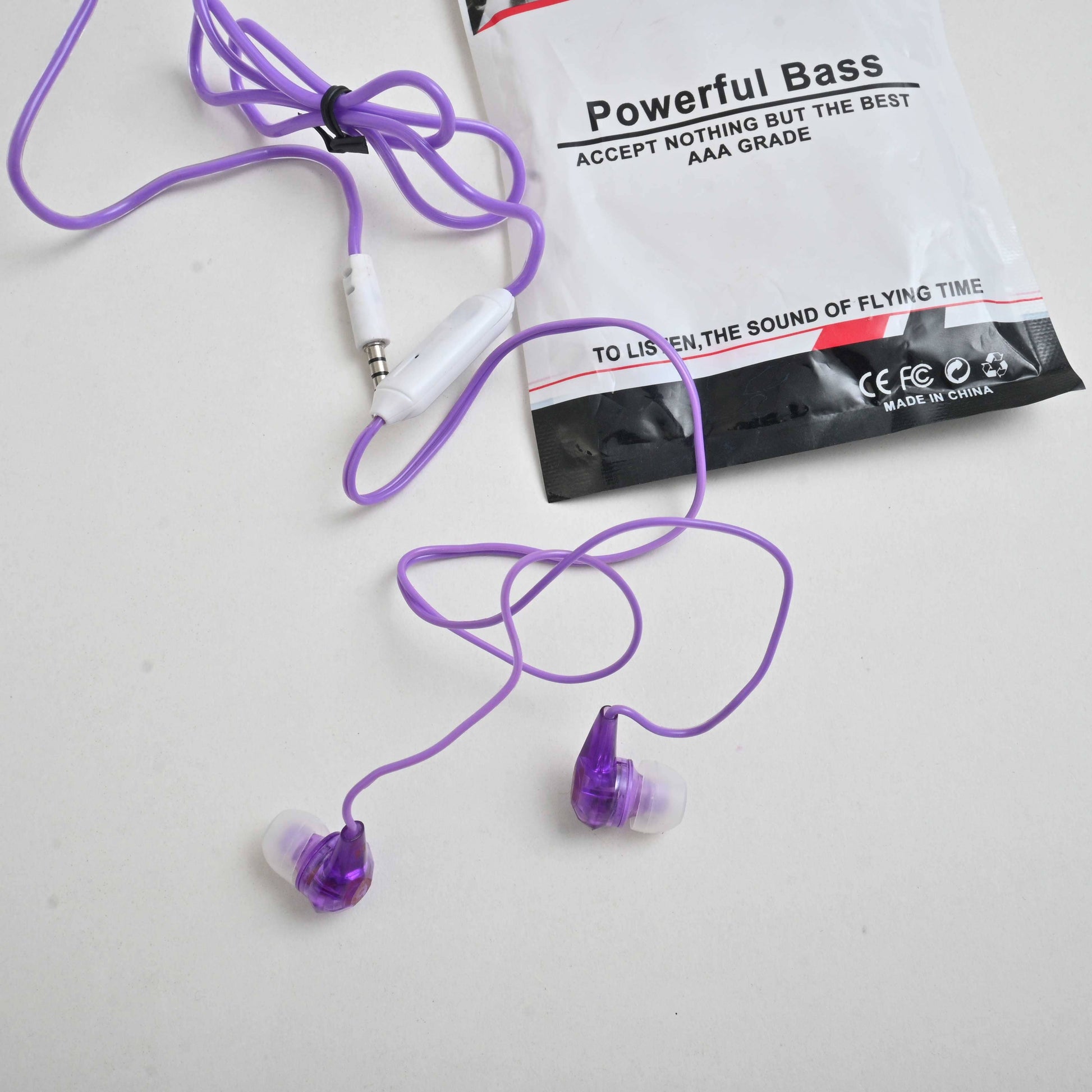 Best Stereo Earphones Handsfree Mobile Accessories CPUS Purple 
