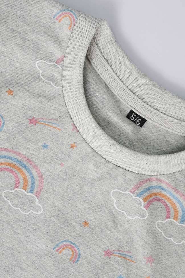 Kid's Rainbow Twin Set - Tee With Shorts