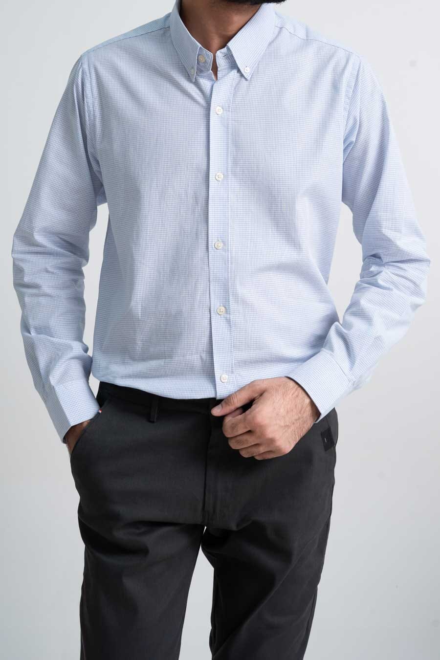 Jamclo Originals Men's Textured Button Down Casual Shirt