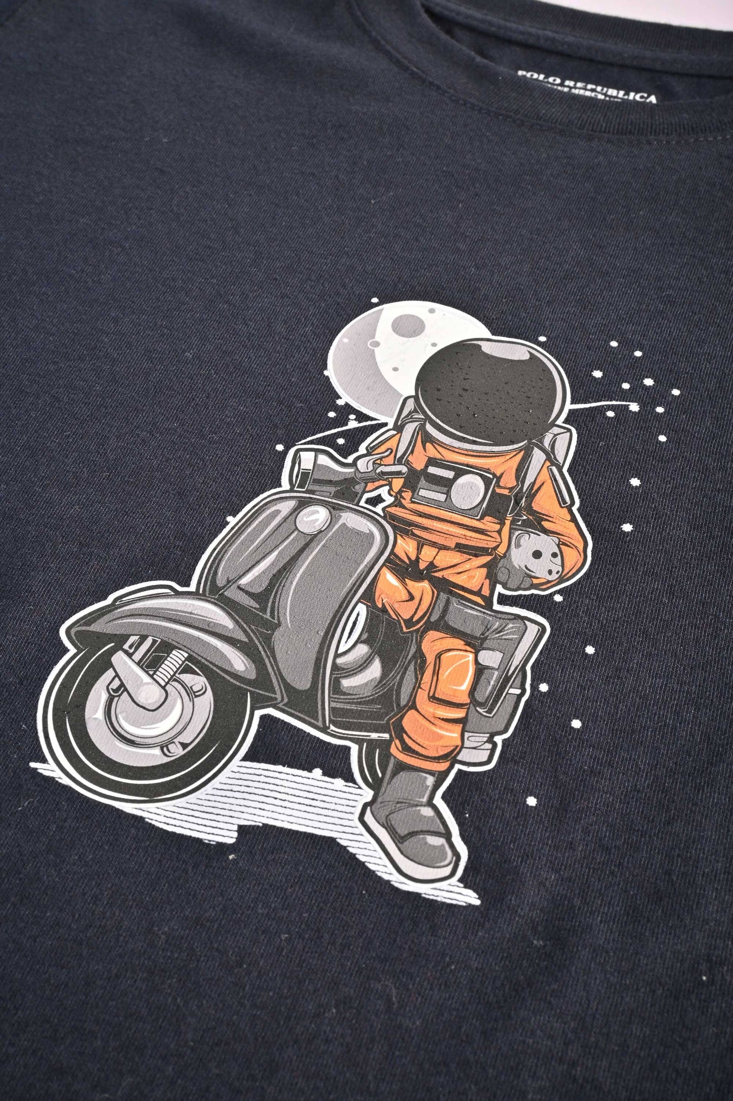 Polo Republica Boy's Astronaut Vespa Street Style Printed Tee Shirt Boy's Tee Shirt Polo Republica 