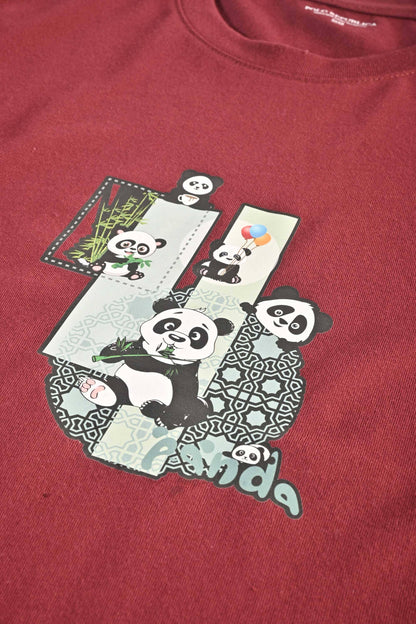 Polo Republica Boy's Panda Family Printed Tee Shirt Boy's Tee Shirt Polo Republica 