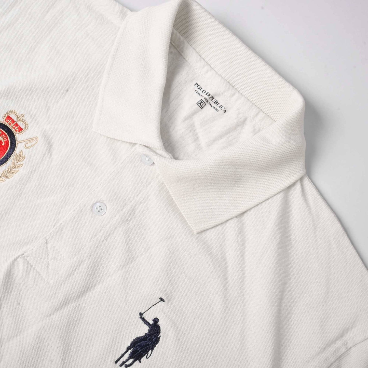 Polo Republica Men's Signature Pony & Crest 5 Embroidered Polo Shirt Men's Polo Shirt Polo Republica 