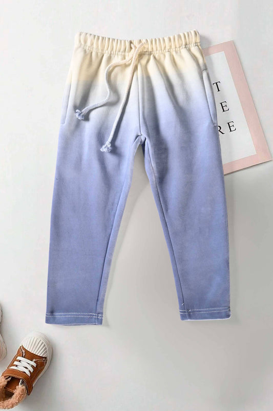 Max 21 Kid's Tie And Dye Style Santos Fleece Trousers Boy's Trousers SZK 