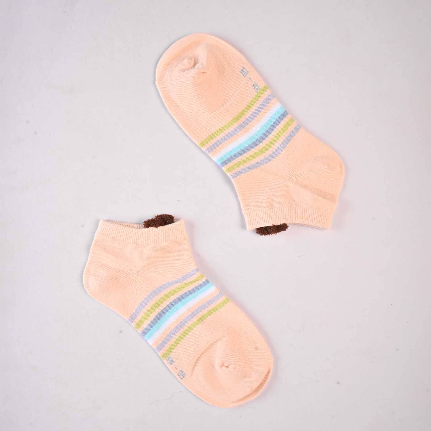 Well Women's Premium Anklet Socks Socks SRL Peach D1 EUR 35-40