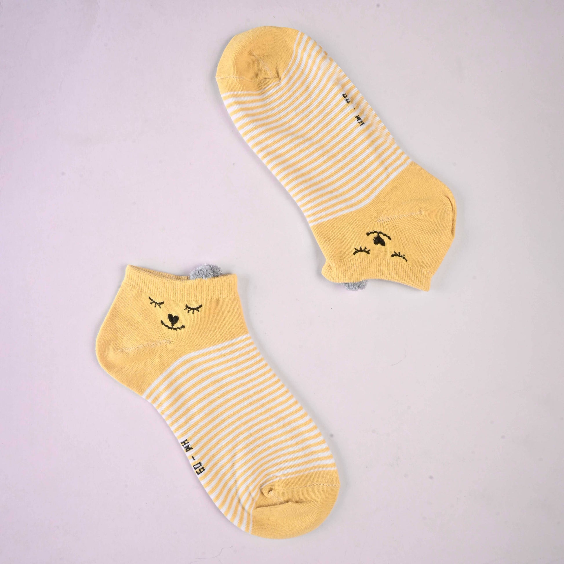 Well Women's Premium Anklet Socks Socks SRL Yellow D2 EUR 35-40