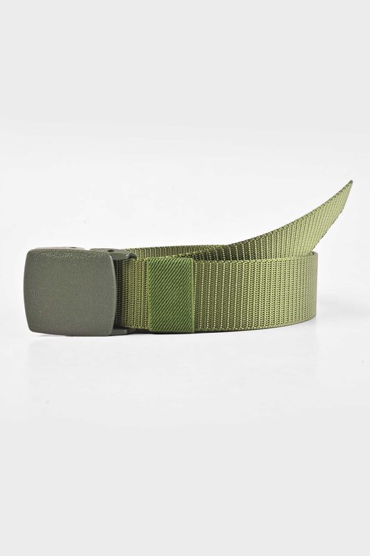 Men's Army Style Adjustable Plastic Buckle Belt Men's Belt SRL 