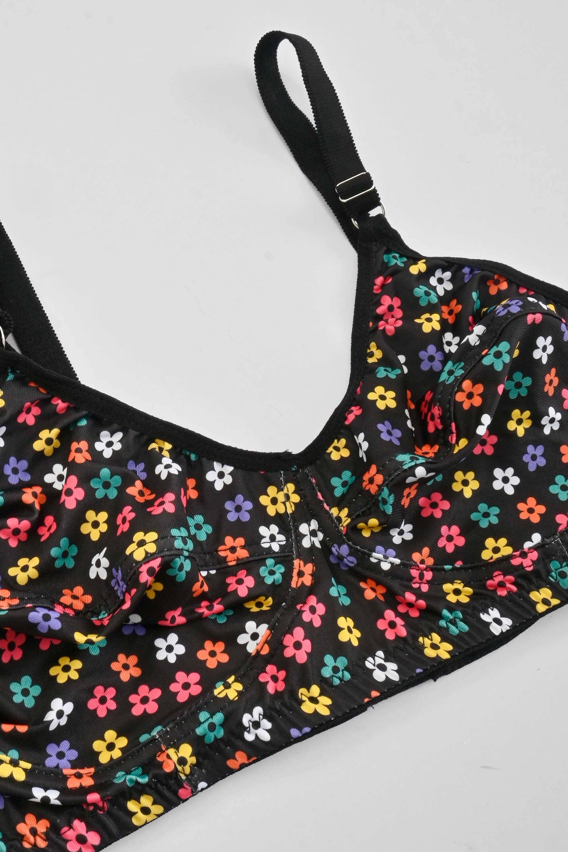 Women's Floral Printed Stretched Comfort Bra