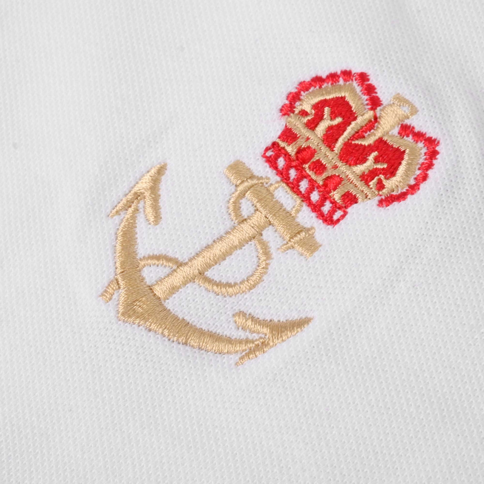 Polo Republica Men's Crown & Anchor Embroidered Short Sleeve Polo Shirt Men's Polo Shirt Polo Republica 
