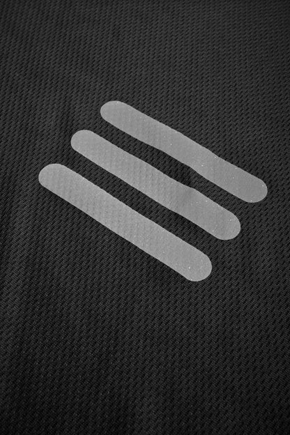 Men's Reflective Stripes Design Activewear Crew Neck Minor Fault Tee Shirt