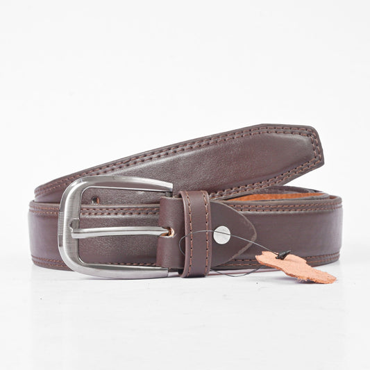 L&L Men's Arnhem Genuine Leather Belt Men's Belt LNL Brown 30-32 