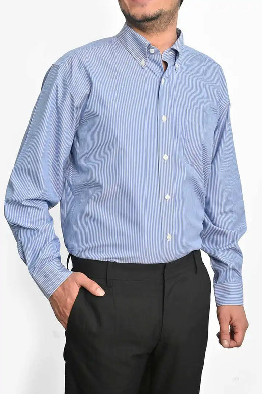 Cut Label Men's Lining Style Formal Shirt