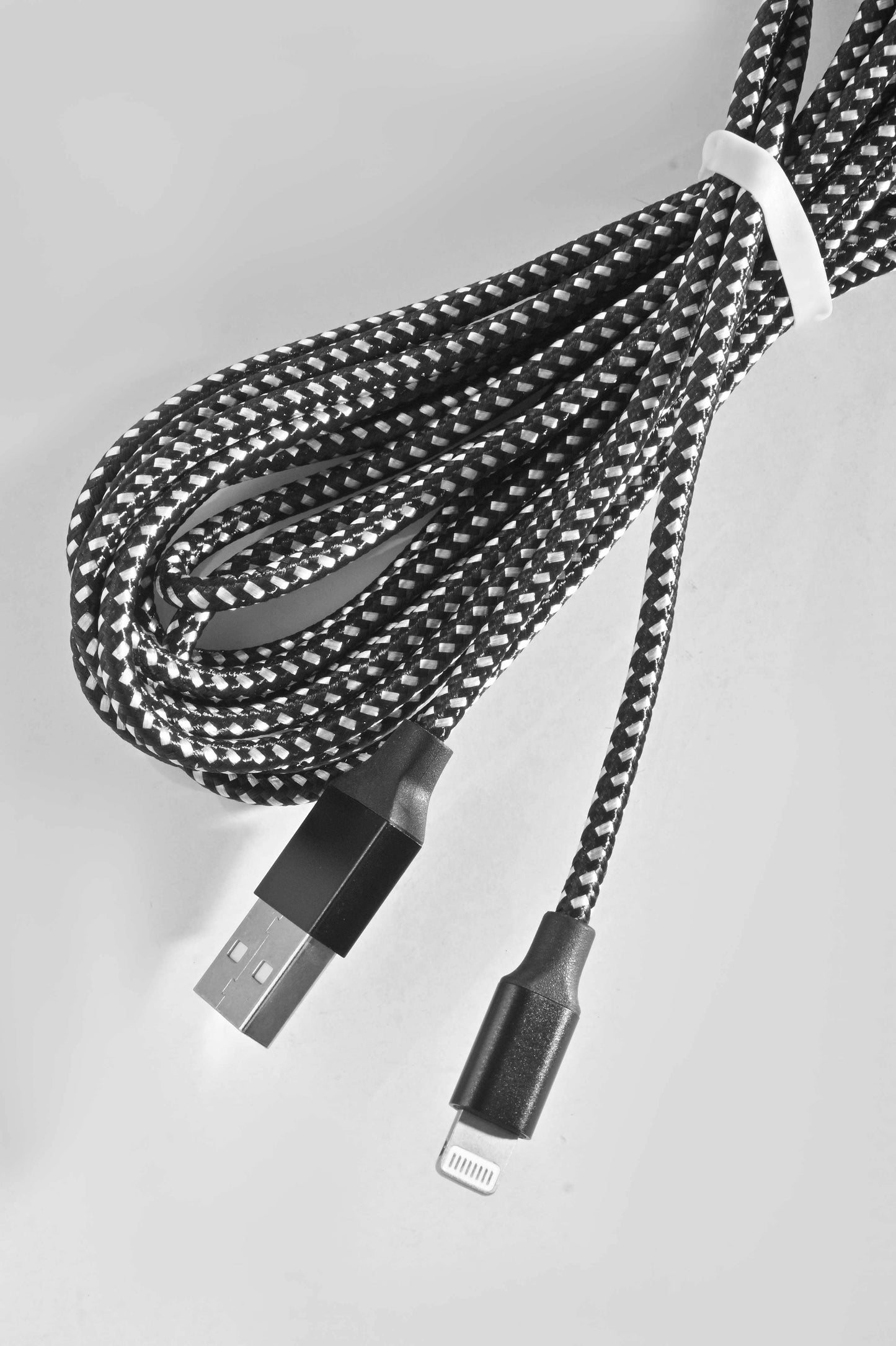 Clown Fast Charging Cable For i Phone - 3 Meter Mobile Accessories NB Enterprises Black 