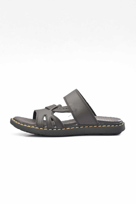 MR Men's Taastrup Padded Sole PU Leather Chappal Men's Shoes SNAN Traders 