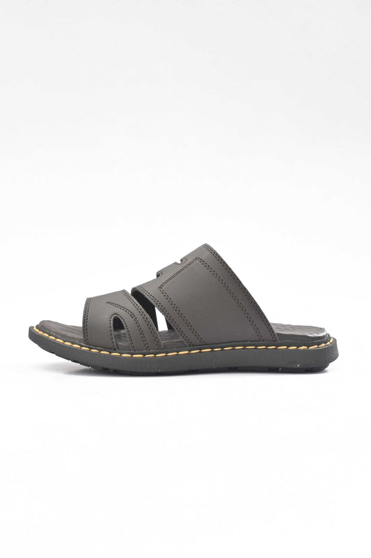 MR Men's Viborg Padded Sole PU Leather Chappal Men's Shoes SNAN Traders 