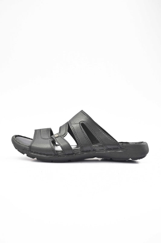 Men's Padded Sole PU Leather Classic Chappal Men's Shoes SNAN Traders 