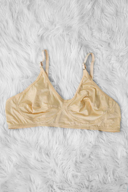 P Gold Women's Textured Bra